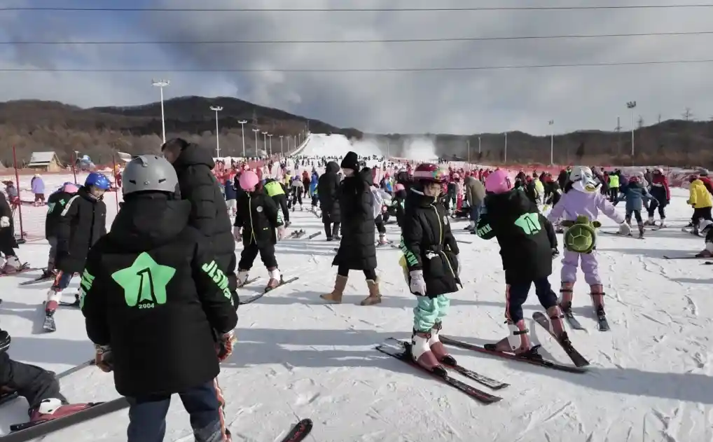 吉林雪假开启儿童冰雪奇缘