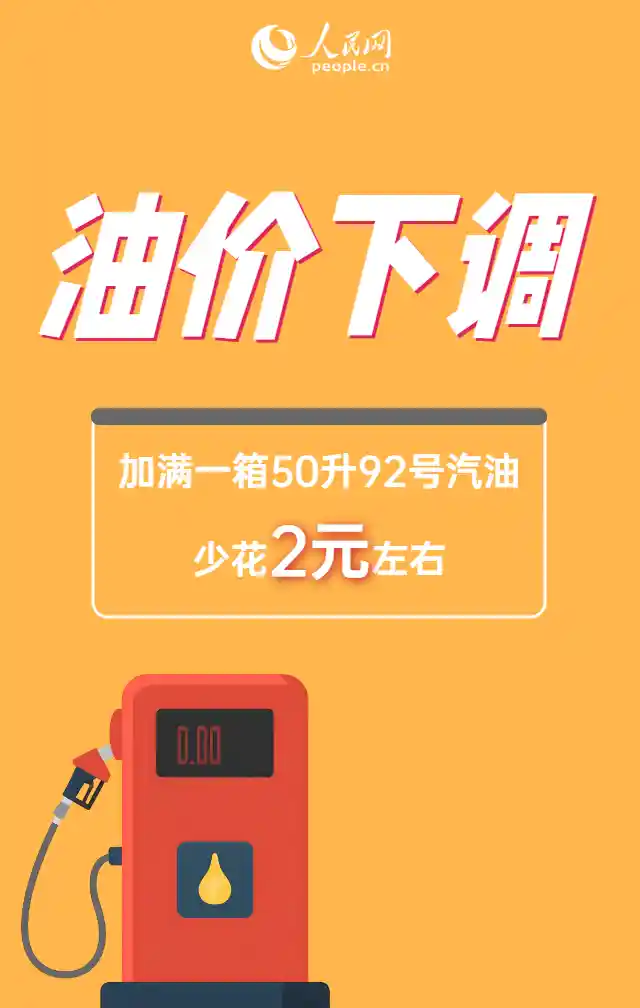 油价下调！加满一箱油省下2元，省钱攻略来了