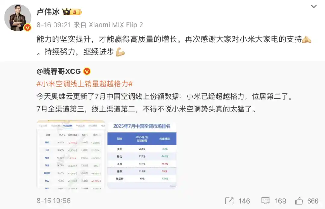 格力高管强势回应：小米空调10年包修背后有何玄机？